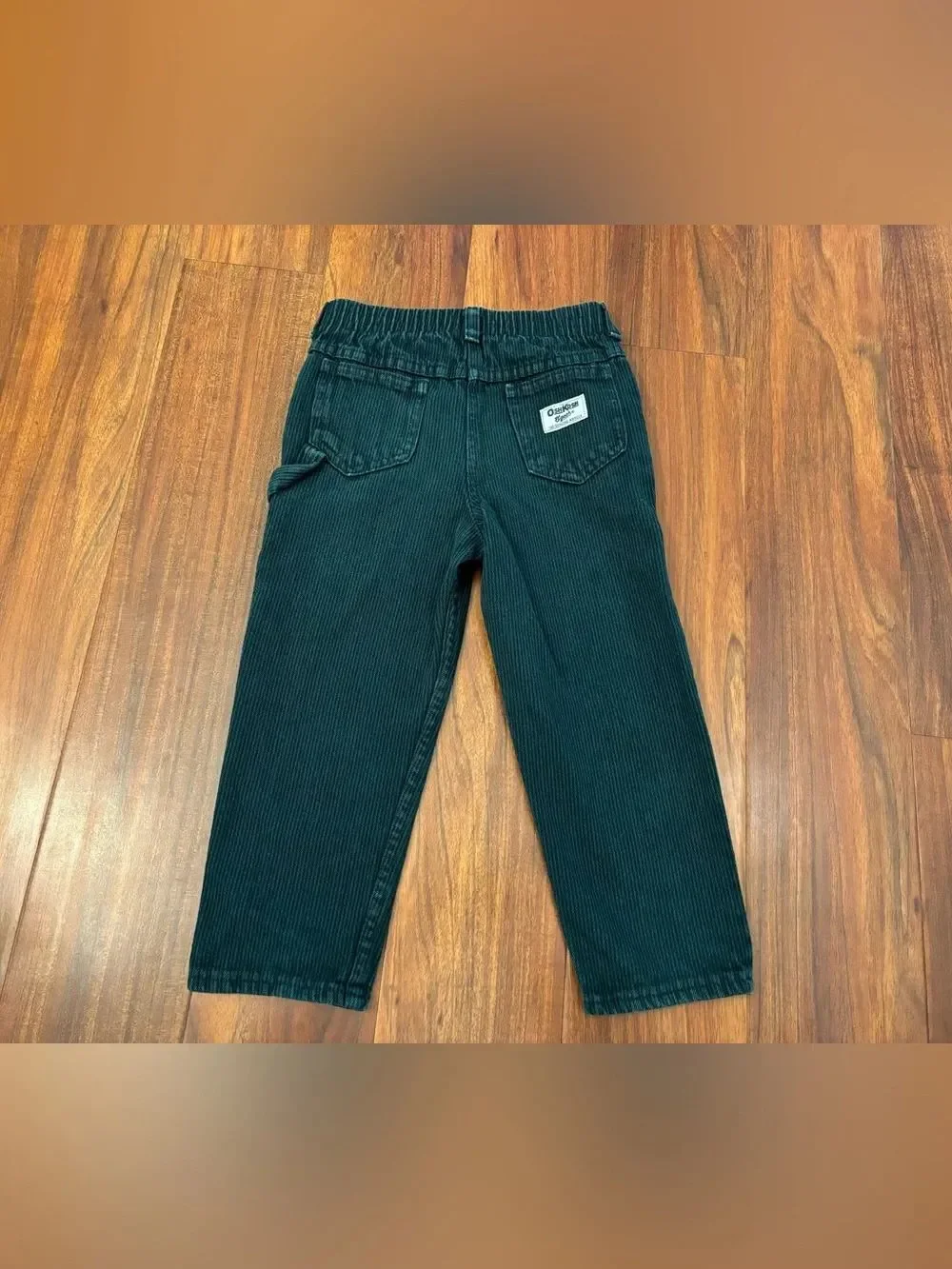 Osh Kosh B’Gosh Vintage Green/Black Stripe Pants